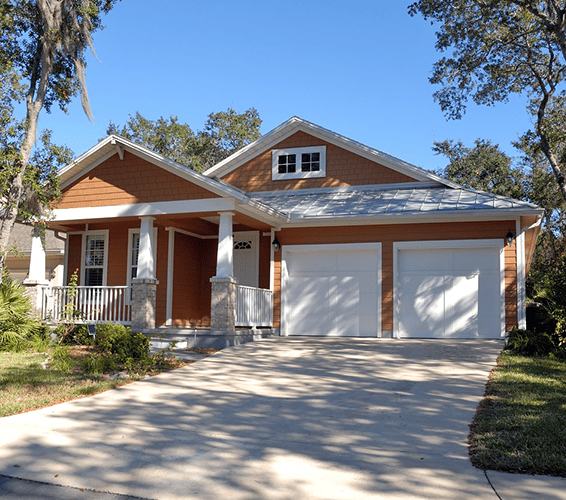 Exterior shot of a house