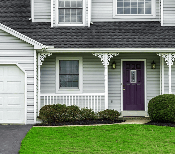 Exterior shot of a house