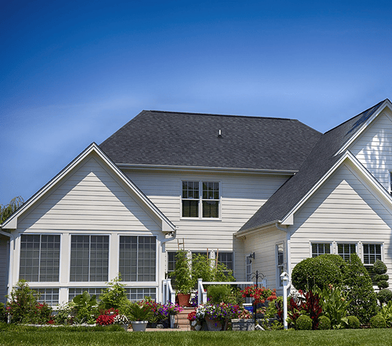 Exterior shot of a house