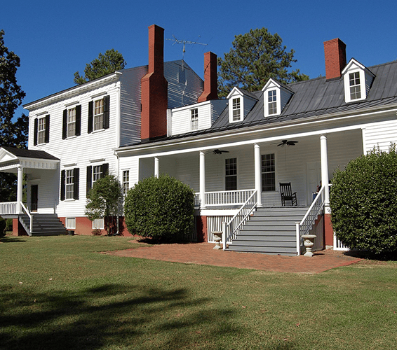 Exterior shot of a house