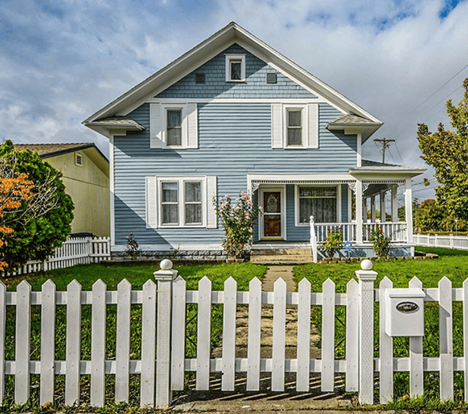 Exterior shot of a house