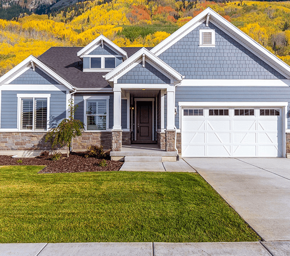 Exterior shot of a house