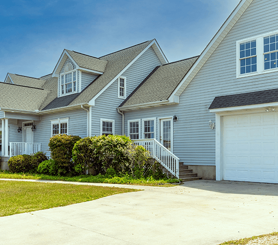 Exterior shot of a house