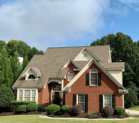 Exterior shot of a house
