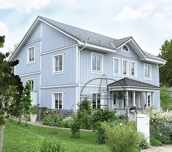 Exterior shot of a house