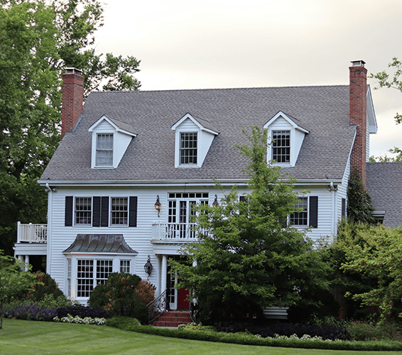 Exterior shot of a house