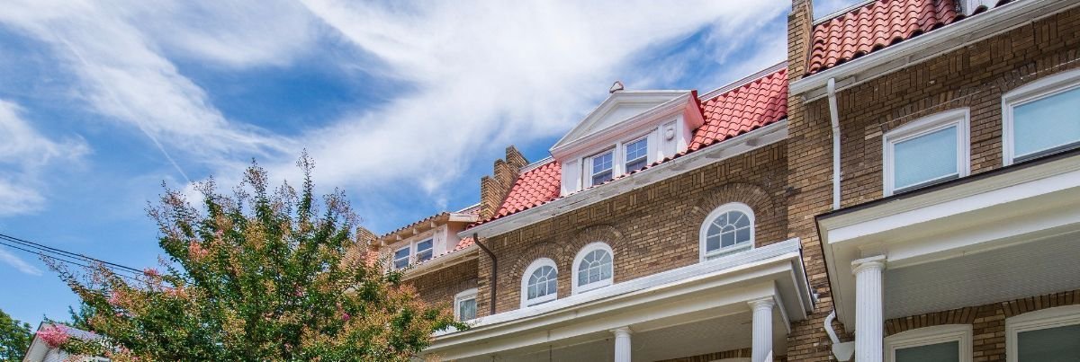 exterior of a townhouse
