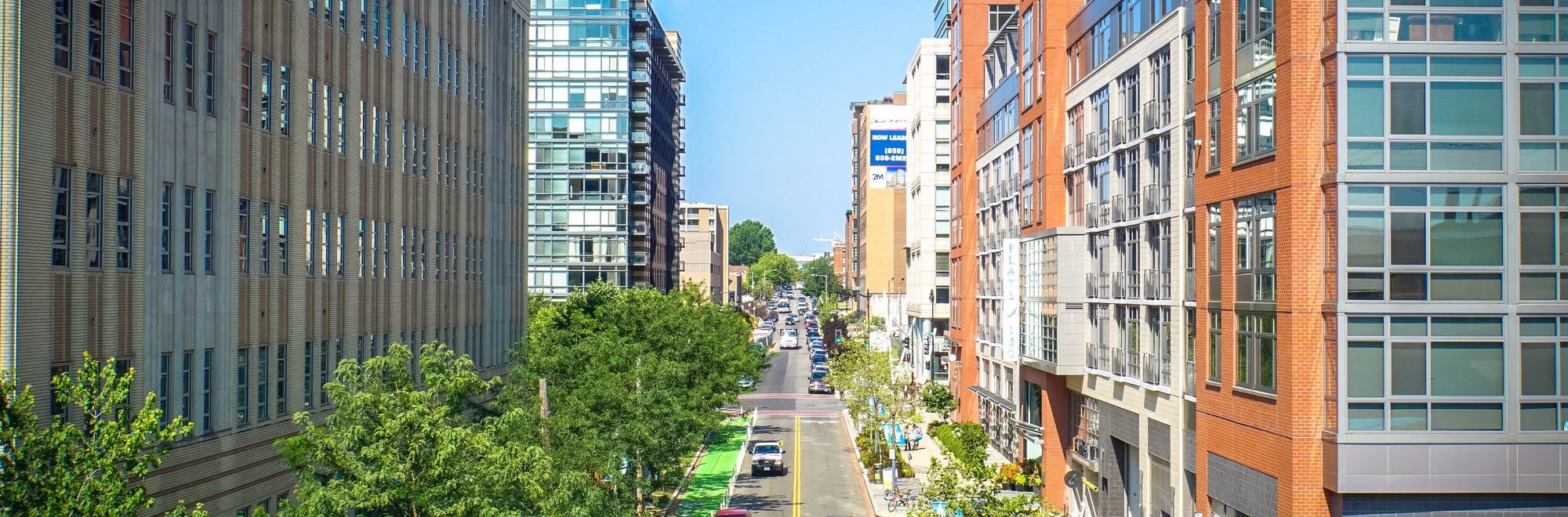 street scene in the NoMa neighborhood of Washington, D.C.