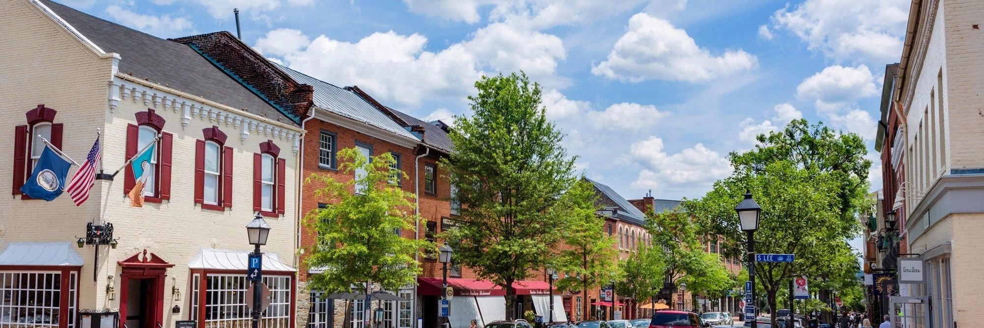  King Street in Old Town Alexandria, Virginia