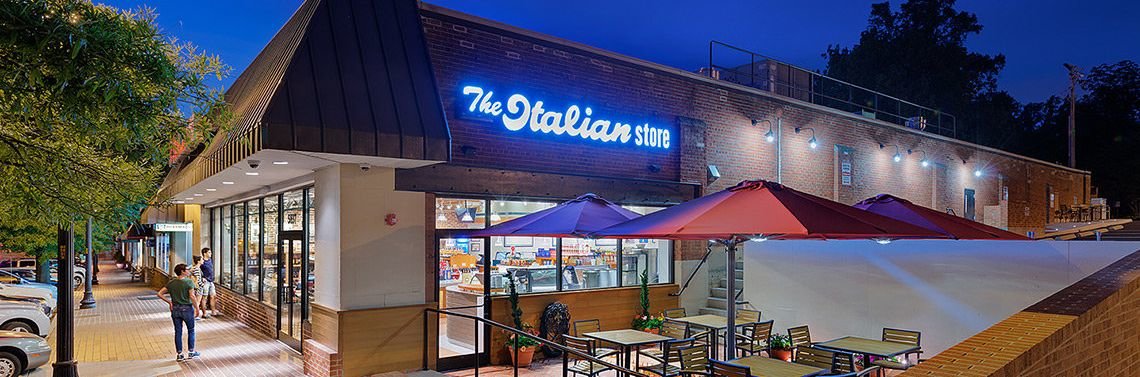 "The Italian Store" located in Arlington, Virginia.