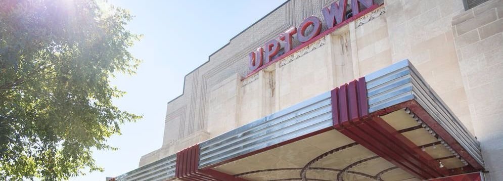 exterior of the historic Uptown Theater in Washington, D.C. 